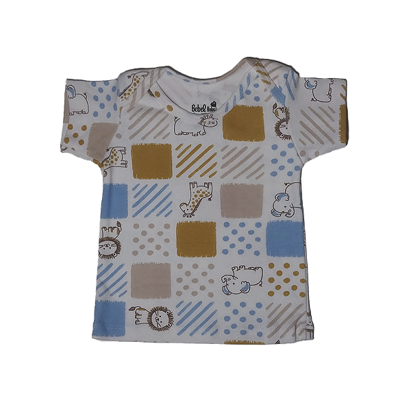Camisa Meia Manga Estampada Menino Cotton 123 - unidade