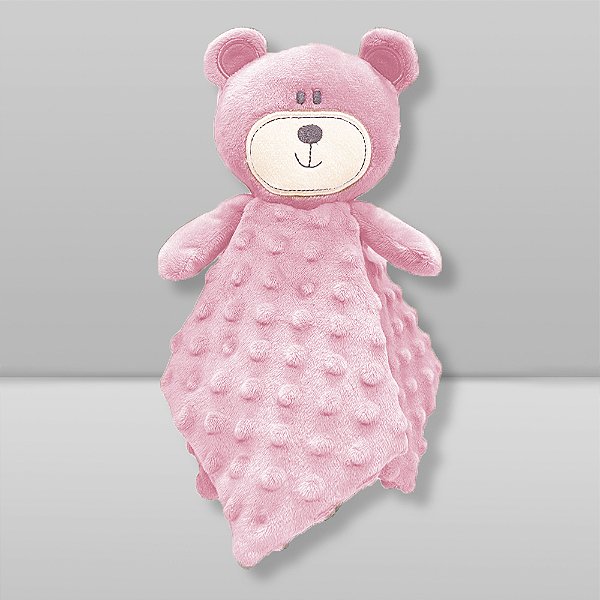 Naninha Laço Bebê - Urso Rosa