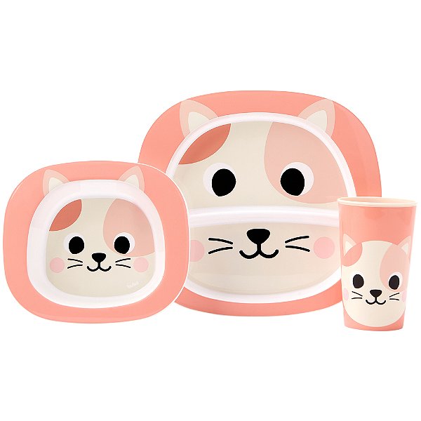 Kit Refeição Buba Zoo - Gato