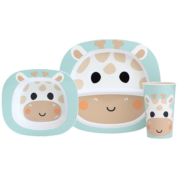 Kit Refeição Buba Zoo - Girafa