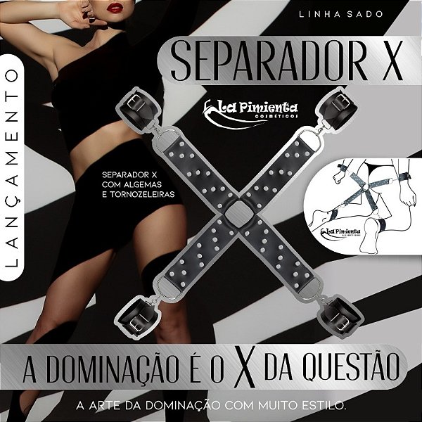 SEPARADOR X ALGEMAS E TORNOZELEIRA LA PIMENTA