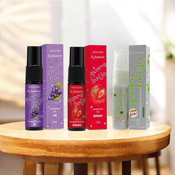 QUERO BEIJO AROMATIZANTE BUCAL SOFISTICATTO 15ML