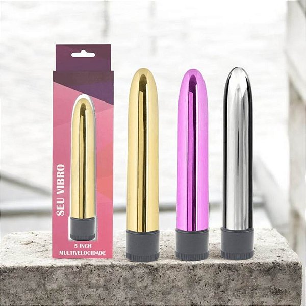 VIBRADOR PERSONAL LISO CROMADO