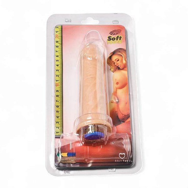 PENIS VIBRADOR SOFT TOUCH ADULT TOYS DE 18 A 20cm