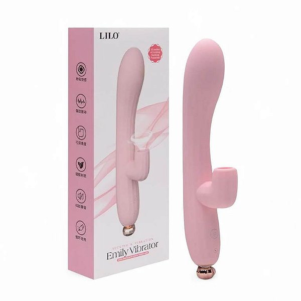 VIBRADOR REC. SUGADOR LILO EMILY