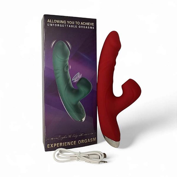 VIBRADOR REC. SUGADOR PONTO G INTENSO ACHIEVE