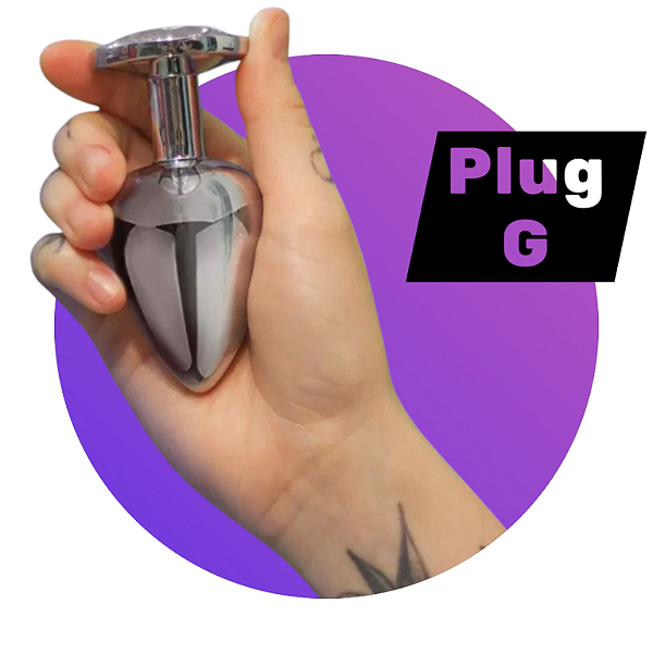 PLUG JOIA AÇO CIRUGICO G