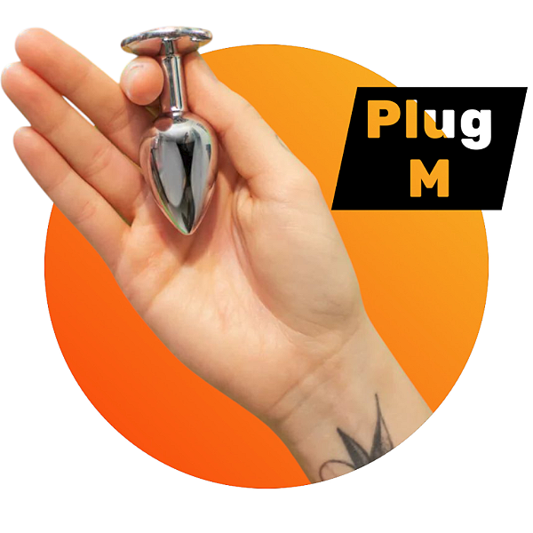 PLUG JOIA AÇO CIRUGICO M