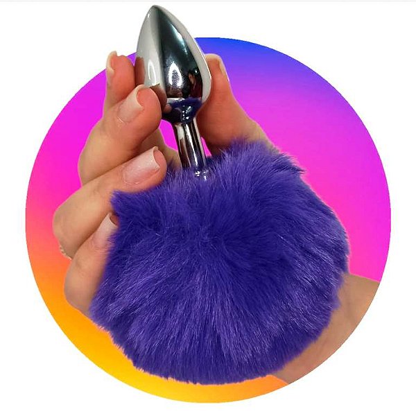 PLUG ANAL AÇO POMPOM