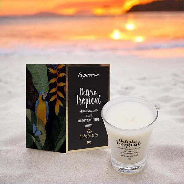 VELA BEIJAVEL SOFISTICATTO DELIRIO TROPICAL 40G