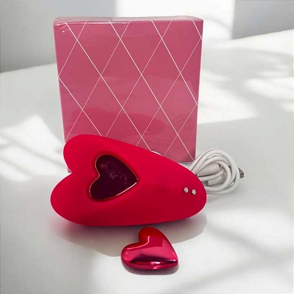 VIBRADOR REC. DE CALCINHA CORAÇÃO MAGNETICO APP