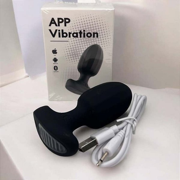 VIBRADOR REC. PLUG ANAL 10 VELOCIDADES POR APP