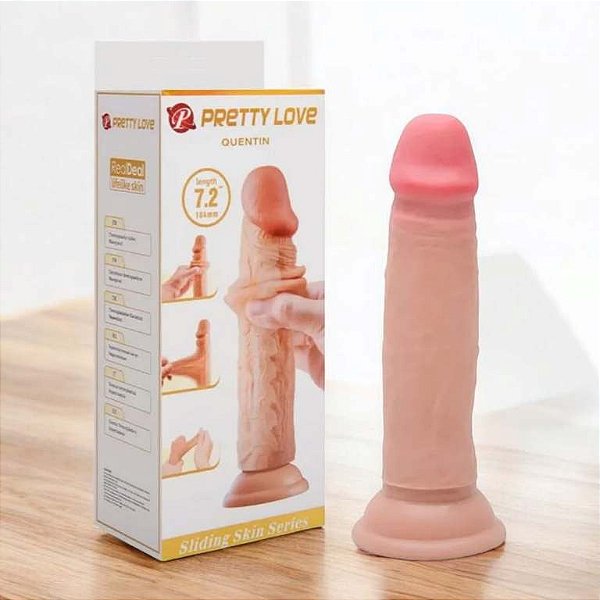 PENIS REALISTICO PRETTY LOVE QUENTIN 18 cm