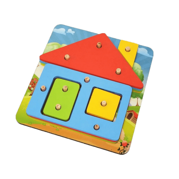 Prancha de Encaixe Casinha Pedagógica