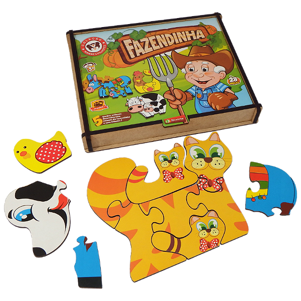 Coleção Mamãe e Filhotes Fazendinha