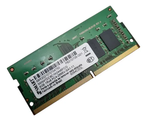 Memoria para Notebook DDR4 8GB 2666Mhz PC4-21300 CL19 Smart / Hynix