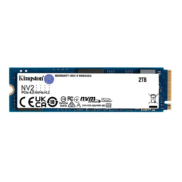 SSD 2TB M2 Nvme 2280 PCIe 4.0 Kingston NV3 - OEM Bandeja