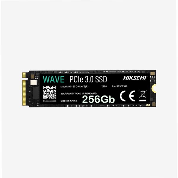 SSD 256GB M2 Nvme 2280 PCIe 3.0 Hiksemi - PN: HS-SSD-WAVE Pro