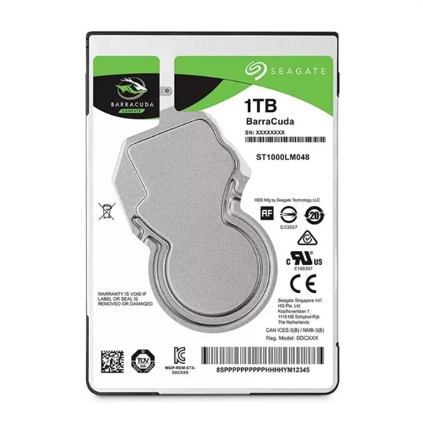 HD Notebook Sata 2.5" 1TB Seagate Barracuda 5400Rpm - ST1000LM048