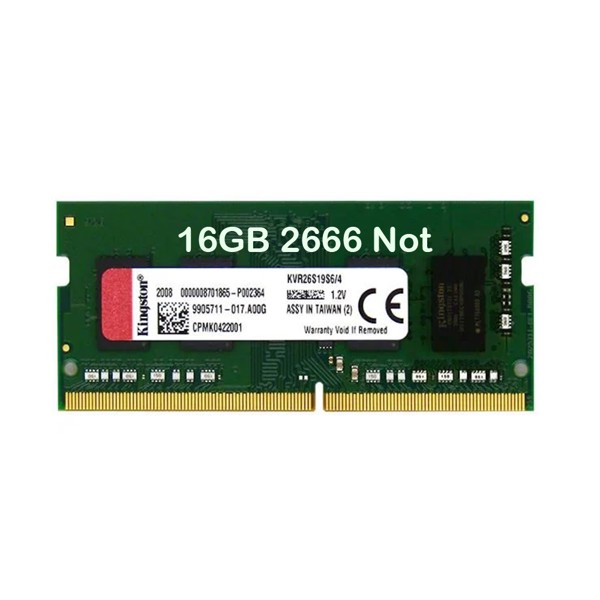 Memoria para Notebook DDR4 16GB 2666Mhz CL19 Kingston - KVR26S19S8/16