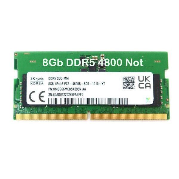 Memoria para Notebook DDR5 8GB 4800Mhz PC5-38400 Hynix - HMCG66MEBSA095N