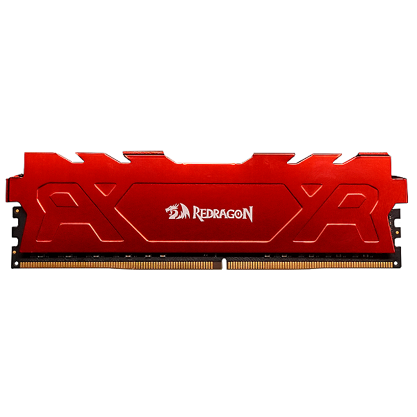 Memória RAM Desktop Redragon Rage 16GB DDR4 3200MHz CL16 Vermelha