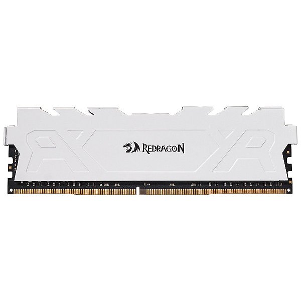 Memória RAM Desktop Redragon Rage 8GB DDR4 3200MHz CL16 Branco