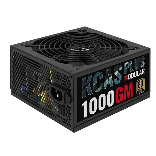 Fonte ATX Gamer Aerocool KCAS 1000GM 80 Plus Gold 1000w FULL RANGE APFC