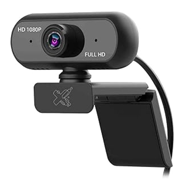 Webcam Maxprint X-Vision HD 1080P, 30fps, USB 2.0, Preta - 60000058