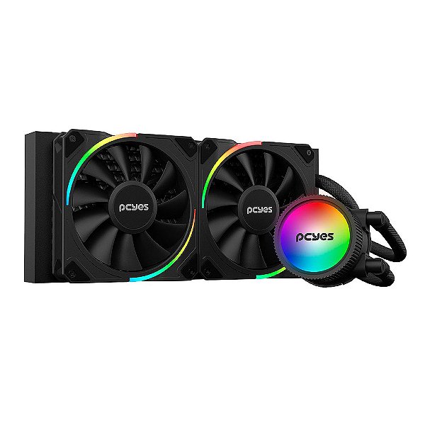 Water Cooler Sangue Frio 3 Argb Black Vulcan 240Mm Tdp 250W