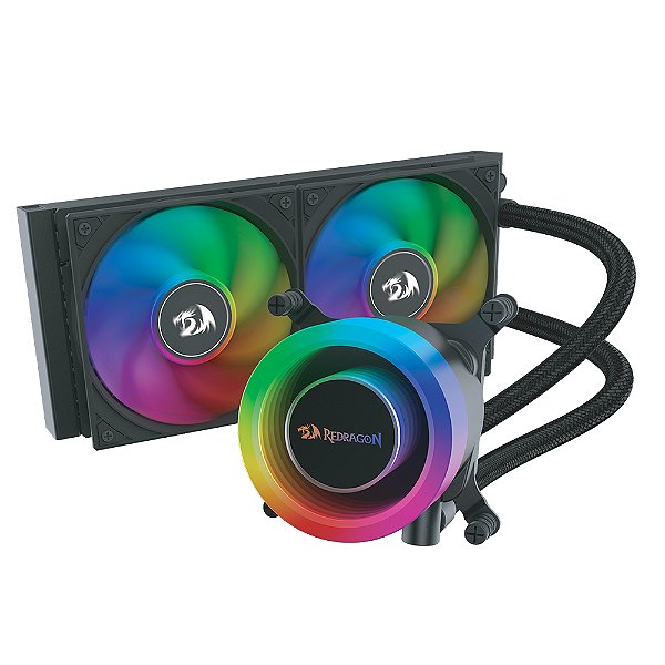 Water Cooler Redragon e Lian Li Galahad II Lite 240 RGB Preto