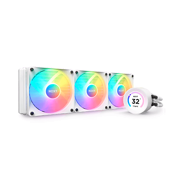 Water Cooler NZXT Kraken Elite 360mm AIO Rgb Branco