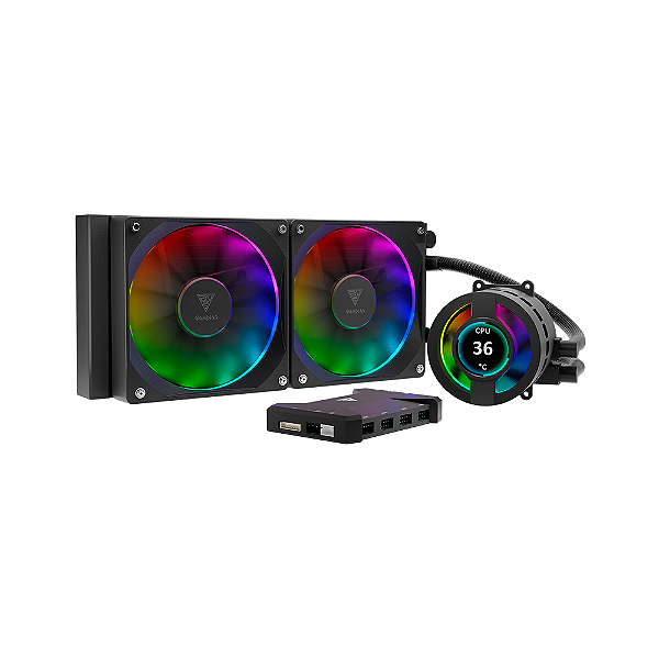 Water Cooler Gamdias Chione P3-240u AIO 240mm Rgb Preto