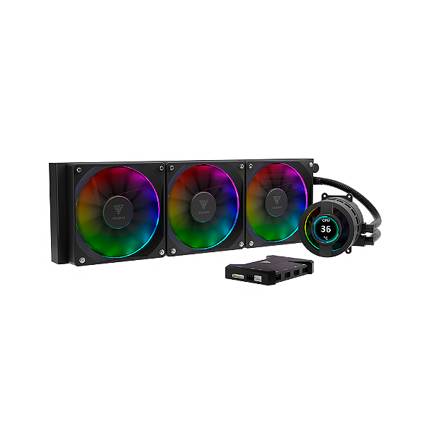 Water Cooler Gamdias Chione P3 360u AIO Rgb 360mm Preto