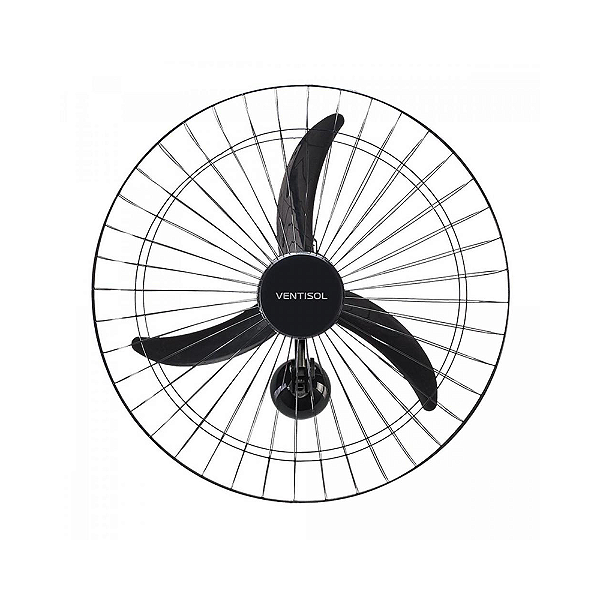 Ventilador de Parede Ventisol New Premium 60cm Preto 127v