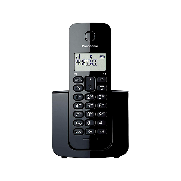 Telefone Sem Fio Panasonic Com ID Preto KX-TGB110LBB