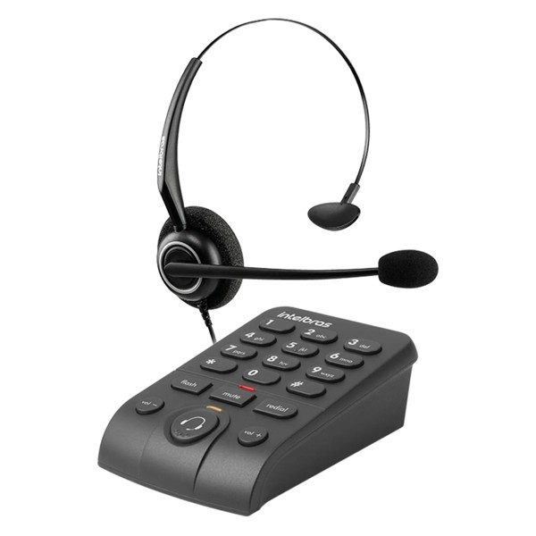 Telefone Headset Intelbras HSB 50 Com Base Discadora - 4013330