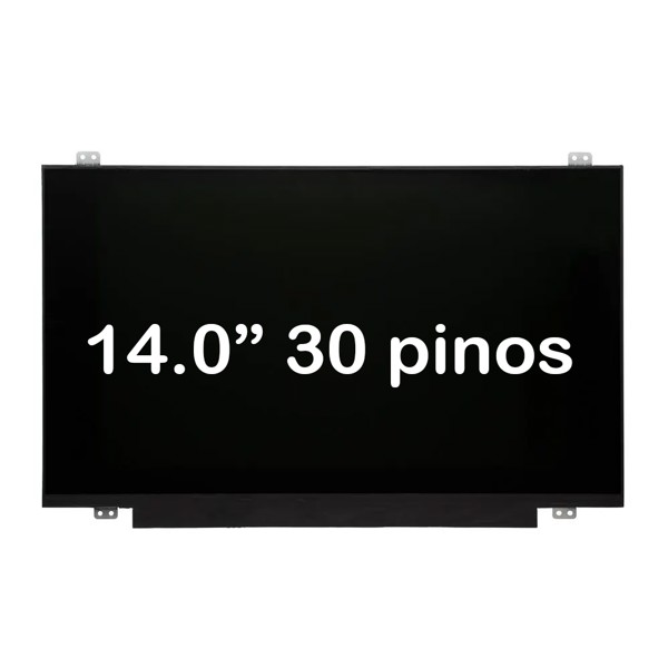 Tela para Notebook 14.0 Pol Slim 30 Pinos Direito Nova com abas NT140WHM-N44
