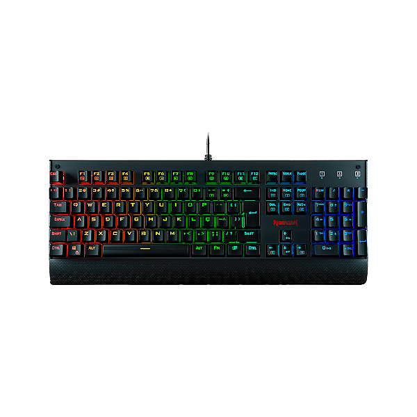 Teclado Mecânico Redragon Kala V2 Preto Rgb Switch Red