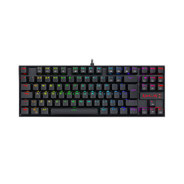 Teclado Magnético Redragon Kumara Pro V2 RGB Preto Switch Brown