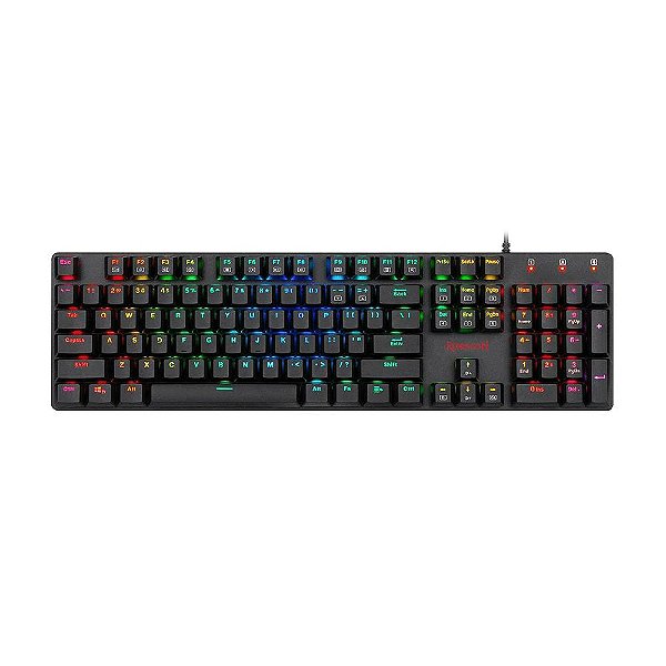 Teclado Gamer Mecânico Redragon Shrapnel Rgb US Preto K589