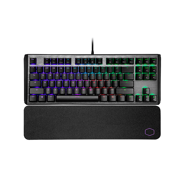 Teclado Gamer Cooler Master Ck530 V2 Preto Rgb Switch Azul