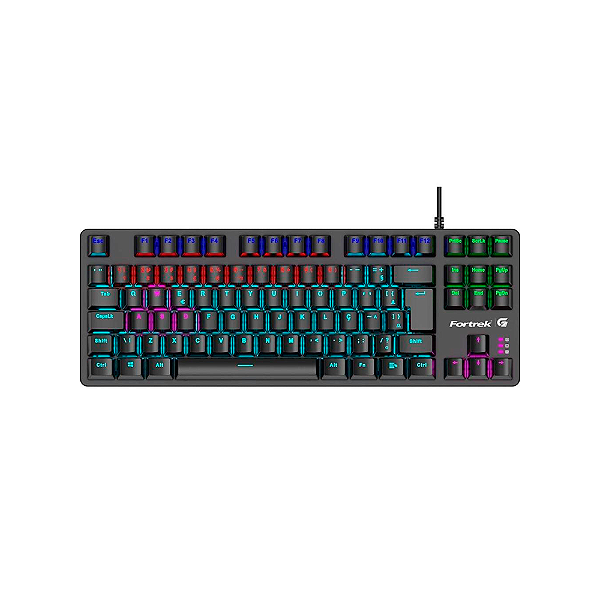 Teclado Gamer Fortrek Mecânico Black Hawk Compact
