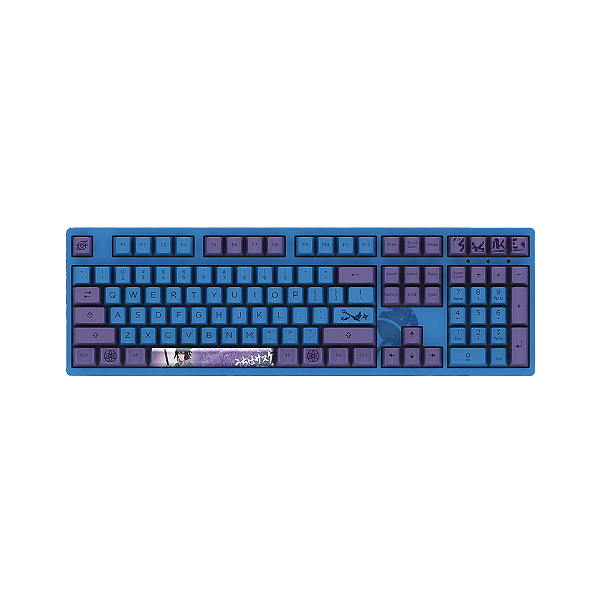 Teclado Gamer Akko Naruto Sasuke 3108v2 Orange Tactile V2