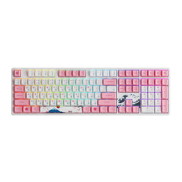 Teclado Gamer Akko 5108S World Tour Tokyo Gateron Pink Lubed