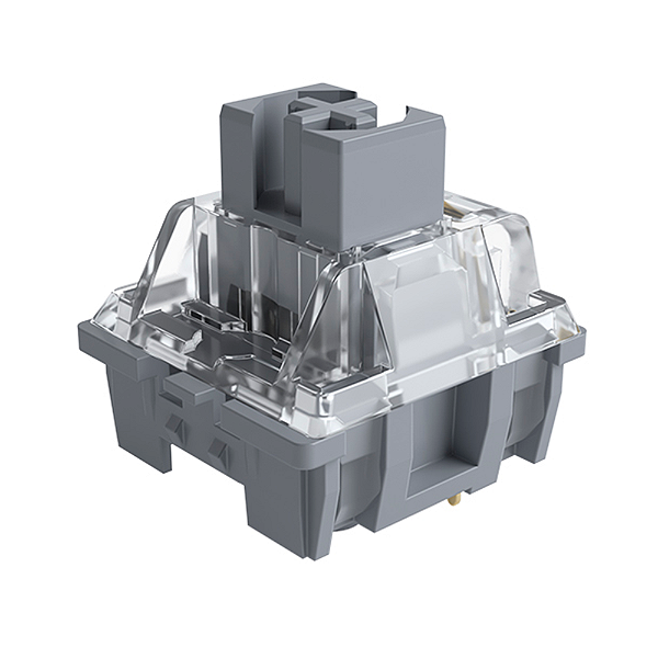 Switch Teclado Mecânico Akko Linear Kit Com 45 Silver