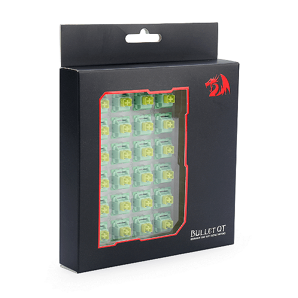 Switch Para Teclado Mecânico Redragon Tactile Kit 24 Bullet Qt