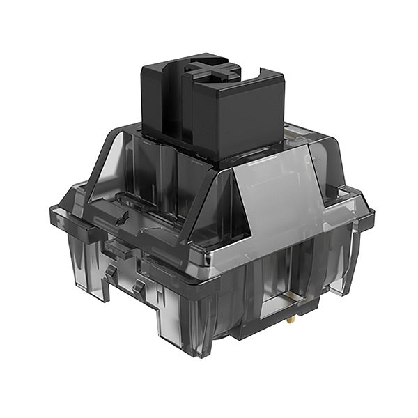 Switch Para Teclado Akko Linear Kit Com 45 Jelly Black Lubed