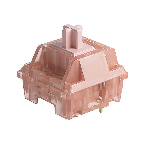 Switch De Teclado Akko Haze Pink Silent Linear Kit Com 45 Un