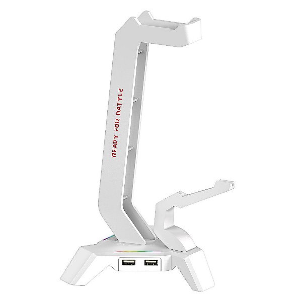 Suporte para Headset Scepter RGB Elite Branco